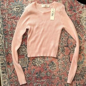 Glassons pink knit long sleeve